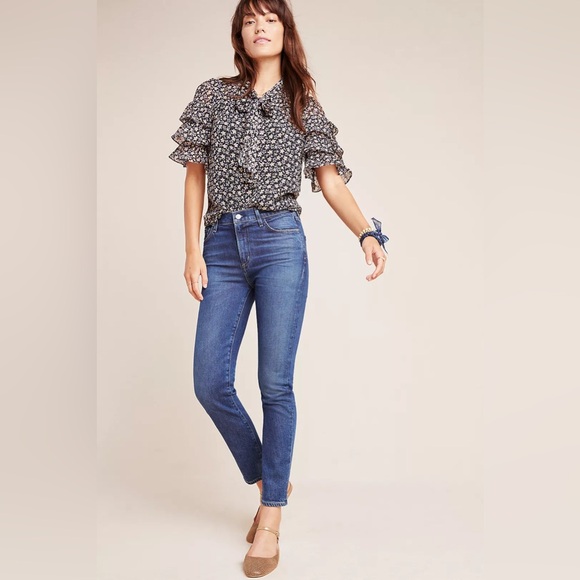 Citizens of Humanity- Harlow High-Rise Slim Ankle Jeans - Picture 2 of 5